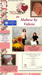Mobile Screenshot of maltesebyvalerie.com